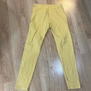 Kids (girls) yellow dotted pants